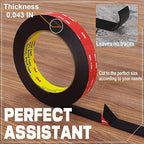 3M Double Sided Tape Heavy Duty 33FT,Double Sided mounting Tape for Walls,3M vhb Strong Double Sided Tape Heavy Duty for Car,LED Strip Light, Home/Office Decor