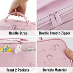 JOINPRO Pencil Case, Large Capacity Pencil Case Organizer; Double Zipper Storage Bag; Big Pencil Pouch for College School Office Teen Girl Boy Men Women Adult