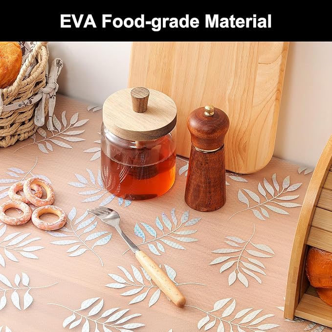 Cooyes Shelf Liner – Premium Non-Adhesive Cabinet & Drawer Liner for Kitchen – Waterproof Shelf Paper with Modern Pattern – Durable EVA Cabinet Mat – Easy to Cut （24" W x 240" L）