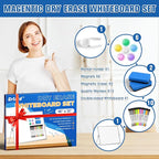 Grtard Dry Erase Magnetic White Board, 16''x12'' Double-Sided Desktop Whiteboard with Stand, Portable Small Whiteboard Set, Dry Erase Board for to-Do Lists, Planning & Office, Home