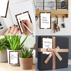 SXboxing Sticky Notes 4X6 Inches, 2 Pack Large Cute Self-Stick Pads, Bright Funny Memo Pads Easy to Stick for Home, Office Retro Brown Cowhide