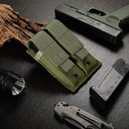 Tactical Single/Double Pistol Mag Pouch Outdoor Molle Open-Top Magazine Pouch for Glock M1911 92F