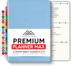 Undated, 2026 Planner, 8.5" x 11" - The #1 Productivity Planner to Achieve Your 2026 Goals - Planner 2026-2027 by PRODUCTIVITY STORE (A4, BLUE)