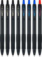 PILOT G2 Edge Assorted Premium Gel Roller Pens, 0.7 mm Fine Point Pens, Sensory Writing Experience, 8ct Box - Ideal for School, Journaling & Office Writing