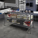 Regal Altair 21" Deep x 54" Wide x 27" Height Wire Shelving Kit | 3-Tier | NSF Commercial Storage Rack Unit