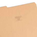 Smead Standard File Folders, 100 Count, Assorted Pastel Colors, 1/3-Cut Tabs, Letter Size (11953)
