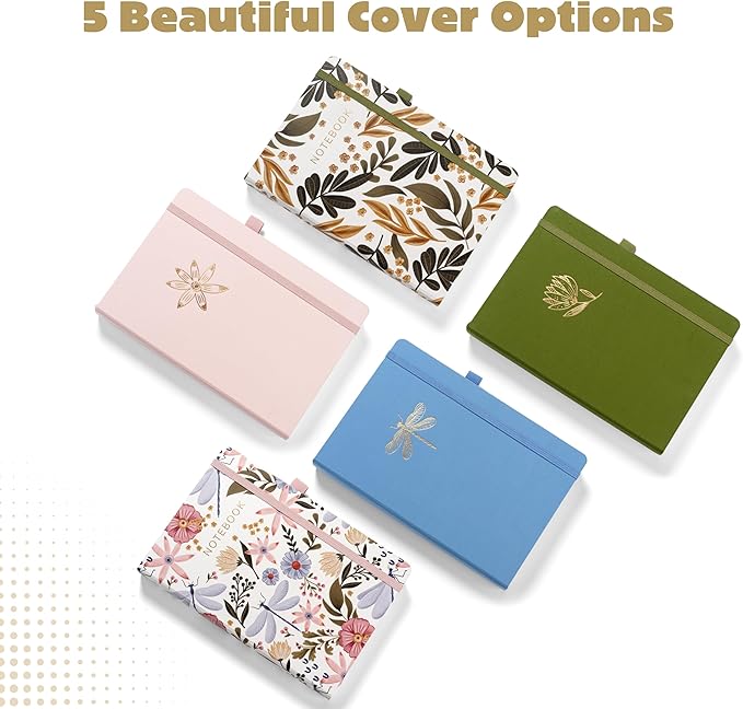 VIVID SCRIBBLES Bullet Dotted Journal – 160gsm No Bleed Thick White Paper – 200 Numbered Dot Grid Pages – a5 Dotted Notebook Includes a Gift Box and Journal Stickers