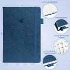 Clever Fox Planner Large – Undated Weekly & Monthly Planner for Productivity, Time Management & Goals – Organizer Journal – 7x10” (Mystic Blue)
