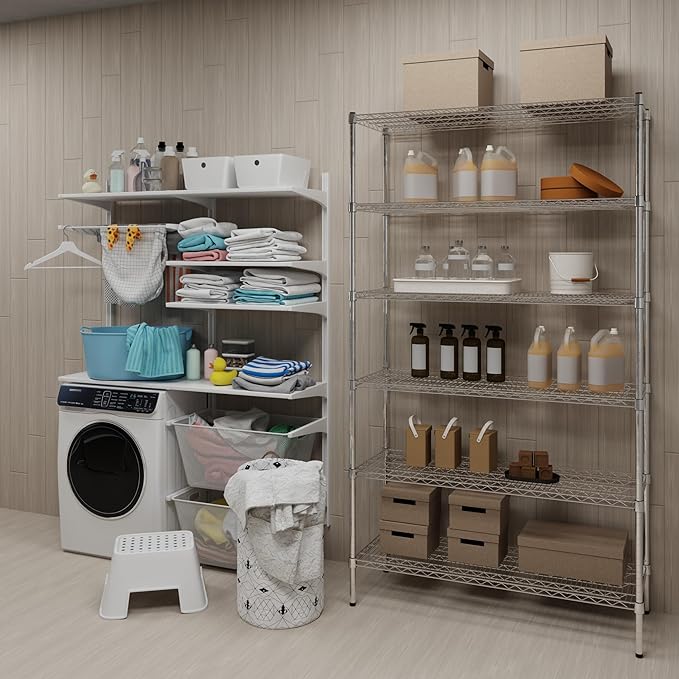 Regal Altair 18" Deep x 48" Wide x 74" Height Wire Shelving Kit | 6-Tier | NSF Commercial Storage Rack Unit