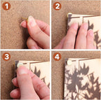 50 Set Magnetic Push Pins, Flat Push Pin, Magnetic Thumb Tacks for Wall Bulletin Board Poster and Photo Hangers (Gold)