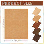 Sinmoe 40 Sheets 5 Shades Cardstock Paper 8.5 x 11 Inches 180gsm Solid Core Printer Paper for Scrapbooking DIY Arts Crafts Making Office Home Supplies (Brown Series)