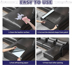Leather Repair Patch Tape Kit, Self Adhesive Leather Repair for Furniture, Couch, Sofa, Car Seats,Office Chair,Vinyl Repair Kit.60inx16in