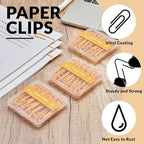 NEEWAY Colorful Large Paper Clips, 2 Inch Jumbo Paper Clips, 150 Count, 3 Pack of 50 (Orange)