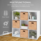 Best Choice Products 9-Cube Storage Organizer, 11in Shelf Opening, Bookcase, Display Shelf, Customizable w/ 3 Removable Back Panels - White