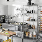 Regal Altair 21" Deep x 30" Wide x 86" Height Wire Shelving Kit | 5-Tier | NSF Commercial Storage Rack Unit