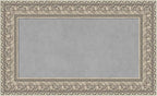 Amanti Art Silver Framed Magnetic Board 19x31 Small Vision Board for use with Magnets, 100% Metal Sheet to Display Items as Office Decor or for Home Organization in mudroom, Kitchen or Kids Room