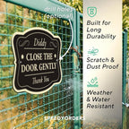 Custom Decorative Outdoor Metal Sign - Personalized Aluminum, Waterproof Design - Black Charcoal 30x24 In