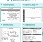 Clever Fox Dated Planner 2026-2027 – Weekly Life Planner Notebook for Time Management – Planner with Habits Tracker & To-Do List (Aquamarine)
