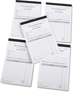 Custom Sales, Invoice, Statement, Estimate, Quote, Personalized Multipurpose Duplicate Carbonless Form with Your Company Name - 5 Books (250 Sets) Numbered