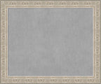 Amanti Art Silver Framed Magnetic Board 39x47 X-Large Vision Board for use with Magnets, 100% Metal Sheet to Display Items as Office Decor or for Home Organization in mudroom, Kitchen or Kids Room