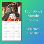 2026 Dachshunds at Work Weiner Dog Monthly Wall Calendar | Funny Wiener Dog Calendar September 2025 - December 2026