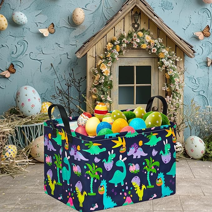 FUULOXE Storage Bin for Shelves Rectangle Closet Baskets Foldable Box with Handles Storage Bins, Storage Boxes for Home Office Car Dormroom