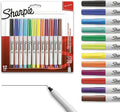 Sharpie Permanent Markers Ultra Fine Point Assorted Colors 12 Count