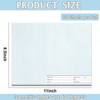 1 Pack 50 Sheets 8.5" x 11" Isometric Graph Paper Pad Landscape for 3D Designs Architecture Landscaping Engineering Drafting (Landscape)