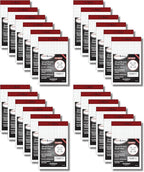 Grid Paper Pad 5x8 Inches, Graph Paper Pad 4x4, Grid Notepad, 24 Pack, 5x8 Graph Paper 1/4 Grid, Graphing Paper, Engineering Pad, 100 Sheets 200 Pages Perforated Pad for School, Home, & Office