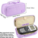 JOINPRO Pencil Case, Large Capacity Pencil Case Organizer; Double Zipper Storage Bag; Big Pencil Pouch for College School Office Teen Girl Boy Men Women Adult