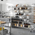 Regal Altair 21" Deep x 60" Wide x 74" Height Wire Shelving Kit | 8-Tier | NSF Commercial Storage Rack Unit