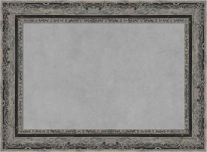 Amanti Art Black Framed Magnetic Board 16x22 Small Vision Board for use with Magnets, 100% Metal Sheet to Display Items as Office Decor or for Home Organization in mudroom, Kitchen or Kids Room