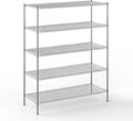 Regal Altair 24" Deep x 60" Wide x 74" Height Wire Shelving Kit | 5-Tier | NSF Commercial Storage Rack Unit