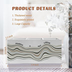 Exqcom Mental Health Pen Pencil Holder, Therapy Office Decor, Progress Is Not Linear Inspirational Pencil Pen Holder Organizer for School Counselor Office Desk Accessories