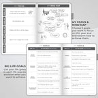 Clever Fox Planner – Undated Weekly & Monthly Planner for Productivity, Time Management & Goals – Organizer Journal – A5 (Gray)