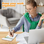 Weekly Planner Notebook, To Do List Notepad with 52 Undated Sheets 6.9"×9.8" - Weekly Organizer for Women & Man, Work, Study, and Daily Life, B5-LB
