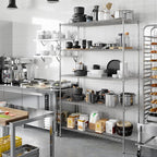 Regal Altair 24" Deep x 54" Wide x 86" Height Wire Shelving Kit | 5-Tier | NSF Commercial Storage Rack Unit