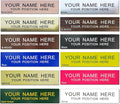 Personalized Office Name Plate 2"x10" Customize Wall Door Sign NamePlate Adhesive back
