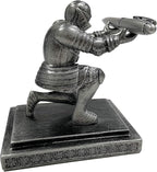 Ofiedx Executive Knight Pen Holder with a Pen Personalized Desk Accessories Decor Home Office Cool Pen Stand Iron