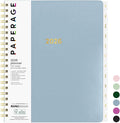 PAPERAGE 2026 Weekly & Monthly Planner, 12 Months (January 2026 - December 2026), 9.2 in x 11.2 in, Spiral Bound 2026 Planner with Weekly, Monthly & Yearly Views, Note Pages & Inner Pocket – Slate