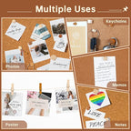 GOOLADA 200Pcs Wood Push Pins 7 Types and 2 Colors Wood Tacks Cute Push Pin Thumb Tacks for Decorative Wooden Push Pins for Cork Board Cute Pushpins for Bulletin Board Prayer Board Supplies for Women