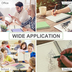 Yahenda Spiral Notebook Bulk A5 Journal Lined 8.3'' x 5.5'' Writing Composition Paper Small Notepad Subject Notebook for Students Office Business Back to School Supplies(Pastel Colors,4 Pcs)
