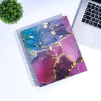 CAGIE Planner 2025-2026: 18 Months Jul 2025 - Dec 2026 Calendar Planners Weekly and Monthly 8.5" x 11" Large Spiral Planners for Women Hourly Daily Yearly Agenda with Tabs Stickers, Marble
