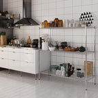 Regal Altair 21" Deep x 54" Wide x 54" Height Wire Shelving Kit | 3-Tier | NSF Commercial Storage Rack Unit