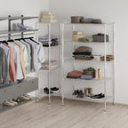 Regal Altair 24" Deep x 42" Wide x 74" Height Wire Shelving Kit | 5-Tier | NSF Commercial Storage Rack Unit