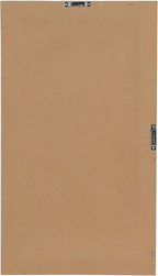 DesignOvation Beatrice Framed Magnetic Chalkboard, 13x23, Rustic Brown