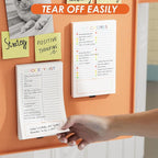 SooHeeRange 3 Pack Magnetic Grocery List Pad with Full Back Magnet & Pen Holder, Totally 180 Sheets for Fridge, To-Do List and Memo Notepad (4.5x7.5 Inch, Blank)