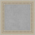 Amanti Art Silver Framed Magnetic Board 16x16 X-Small Vision Board for use with Magnets, 100% Metal Sheet to Display Items as Office Decor or for Home Organization in mudroom, Kitchen or Kids Room