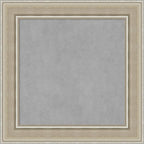 Amanti Art Silver Framed Magnetic Board 16x16 X-Small Vision Board for use with Magnets, 100% Metal Sheet to Display Items as Office Decor or for Home Organization in mudroom, Kitchen or Kids Room