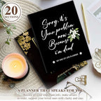 Lanpn Sorry, It's Your Problem Now, Because I'm Dead Journal, End of Life Planner Death Organizer with Tabs, When I Die Planner for Senior, Final Wishes & Financial Estate Planning Book